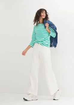 T-shirt à encolure bateau