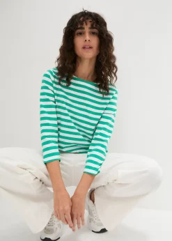 T-shirt à encolure bateau