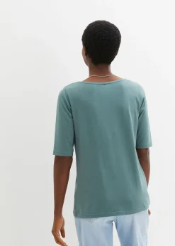 T-shirt à encolure bateau