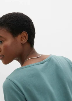 T-shirt à encolure bateau