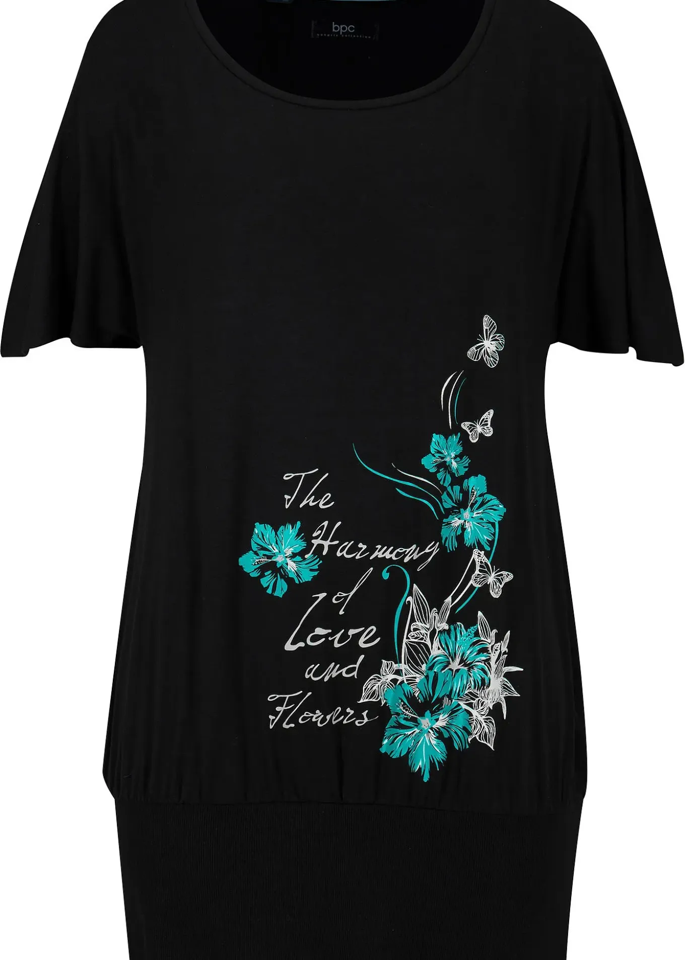 T-shirt à encolure bateau, mi-manches