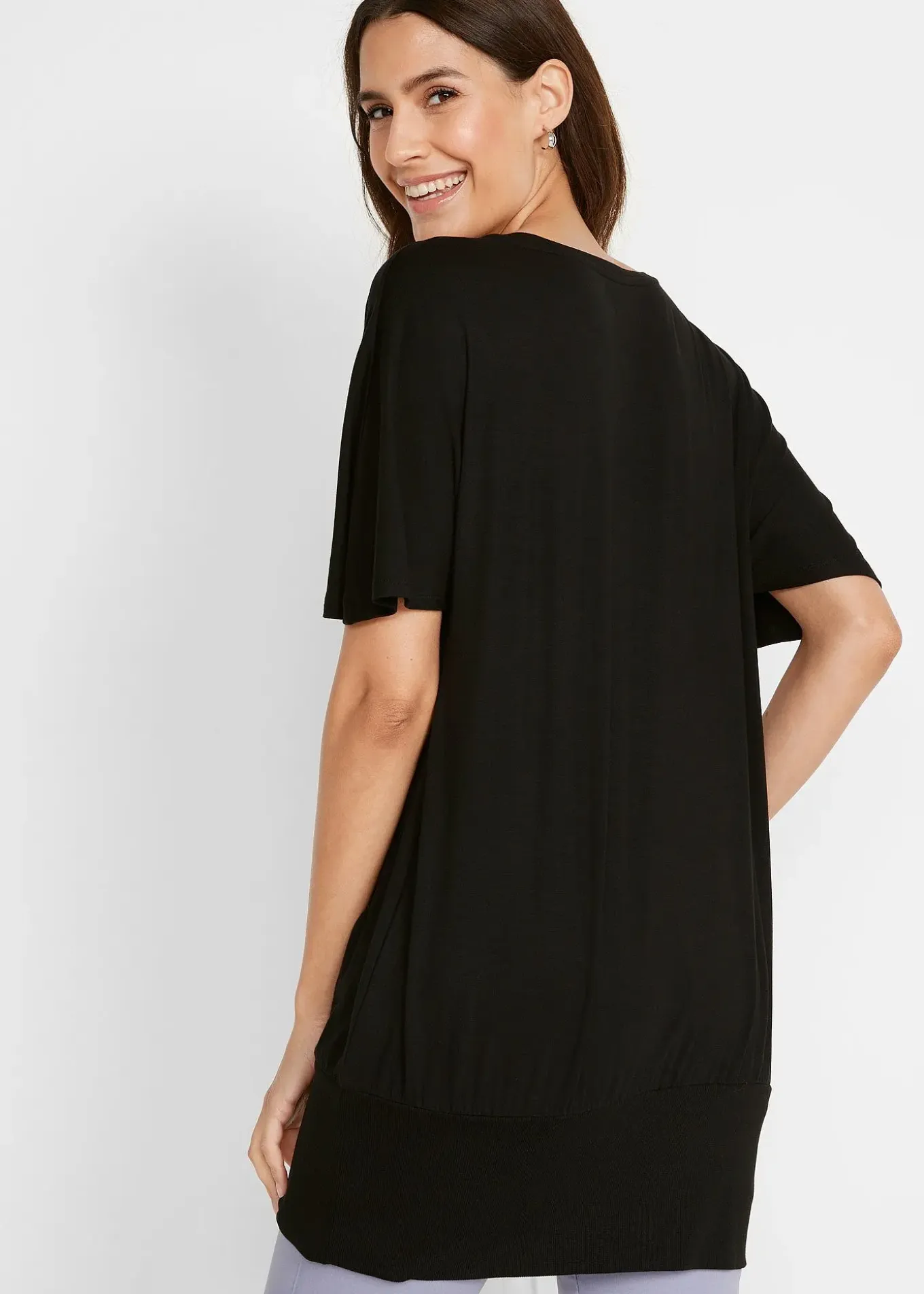 T-shirt à encolure bateau, mi-manches