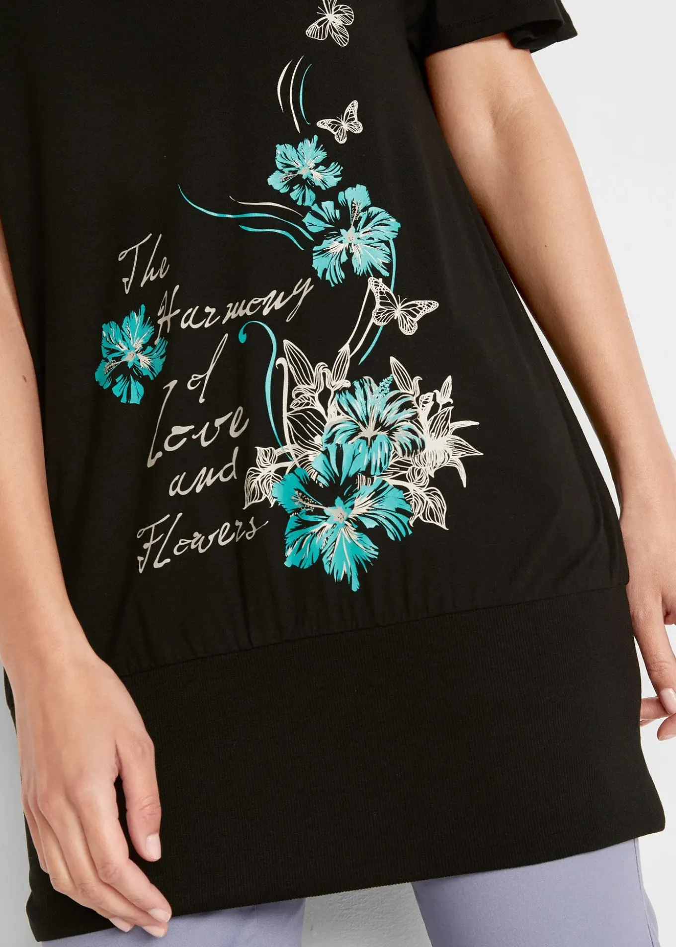 T-shirt à encolure bateau, mi-manches