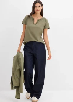 T-shirt à encolure originale