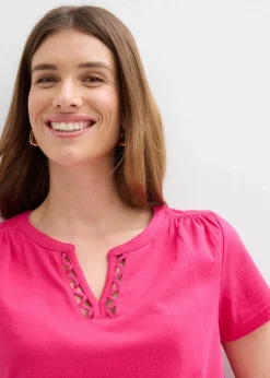 T-shirt à encolure originale