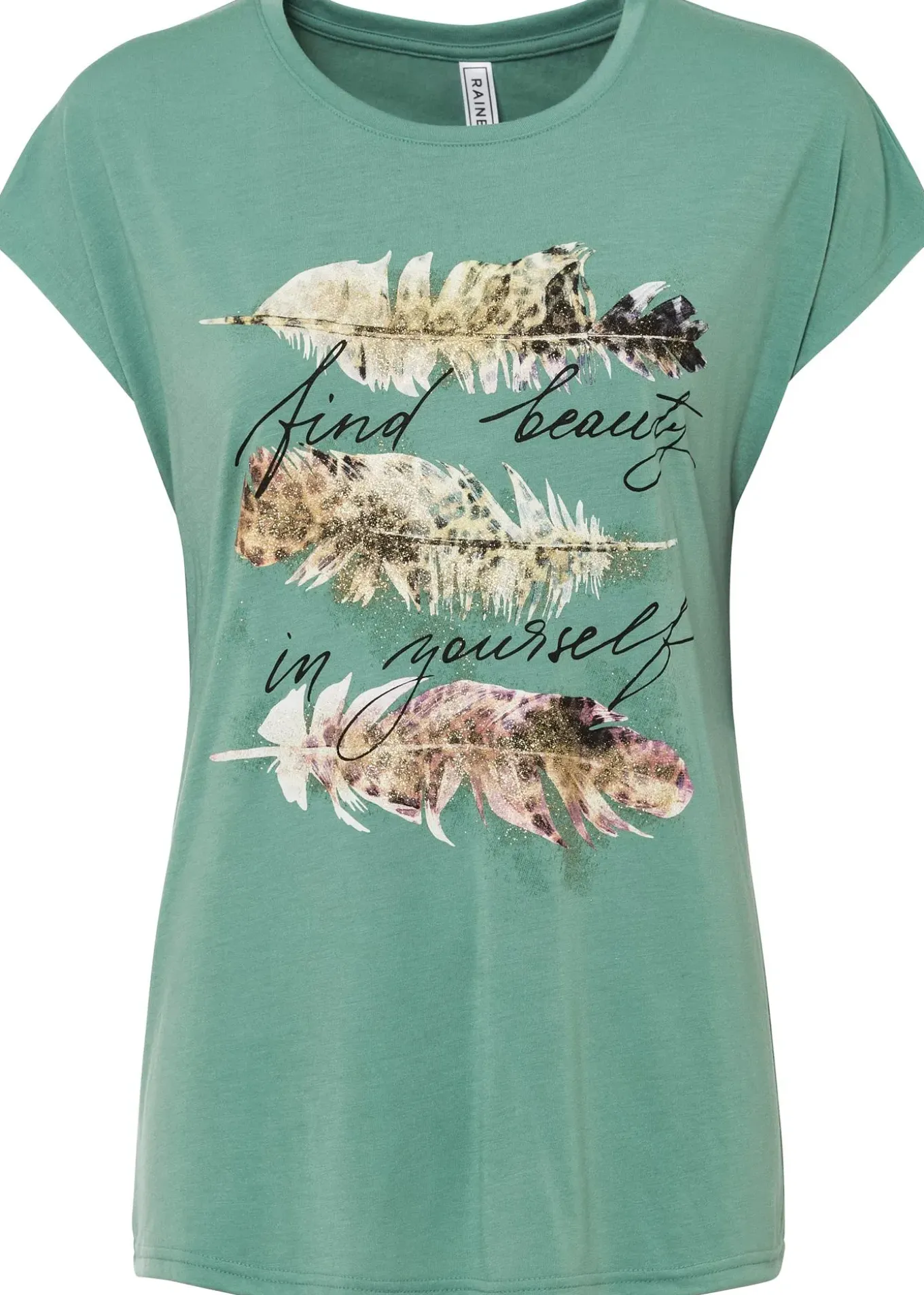 T-shirt à imprimé brillant