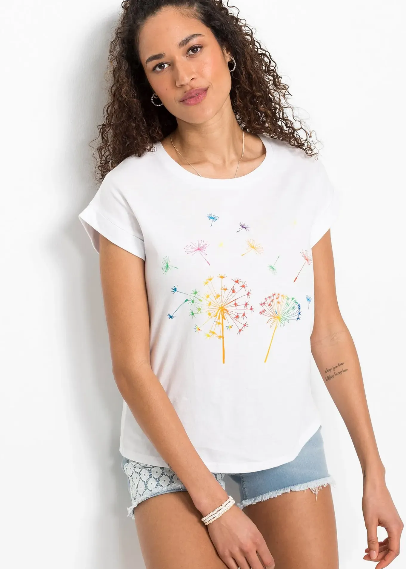 T-shirt à imprimé floral