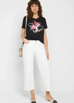 T-shirt à imprimé floral