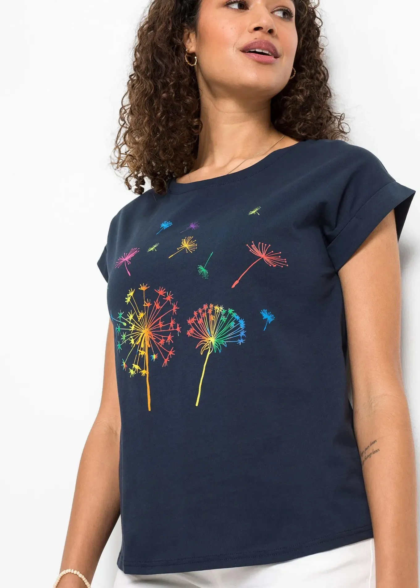 T-shirt à imprimé floral