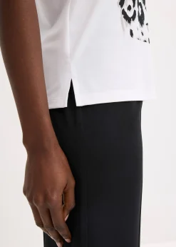 T-shirt à imprimé léopard