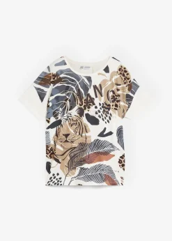 T-shirt à imprimé métallique