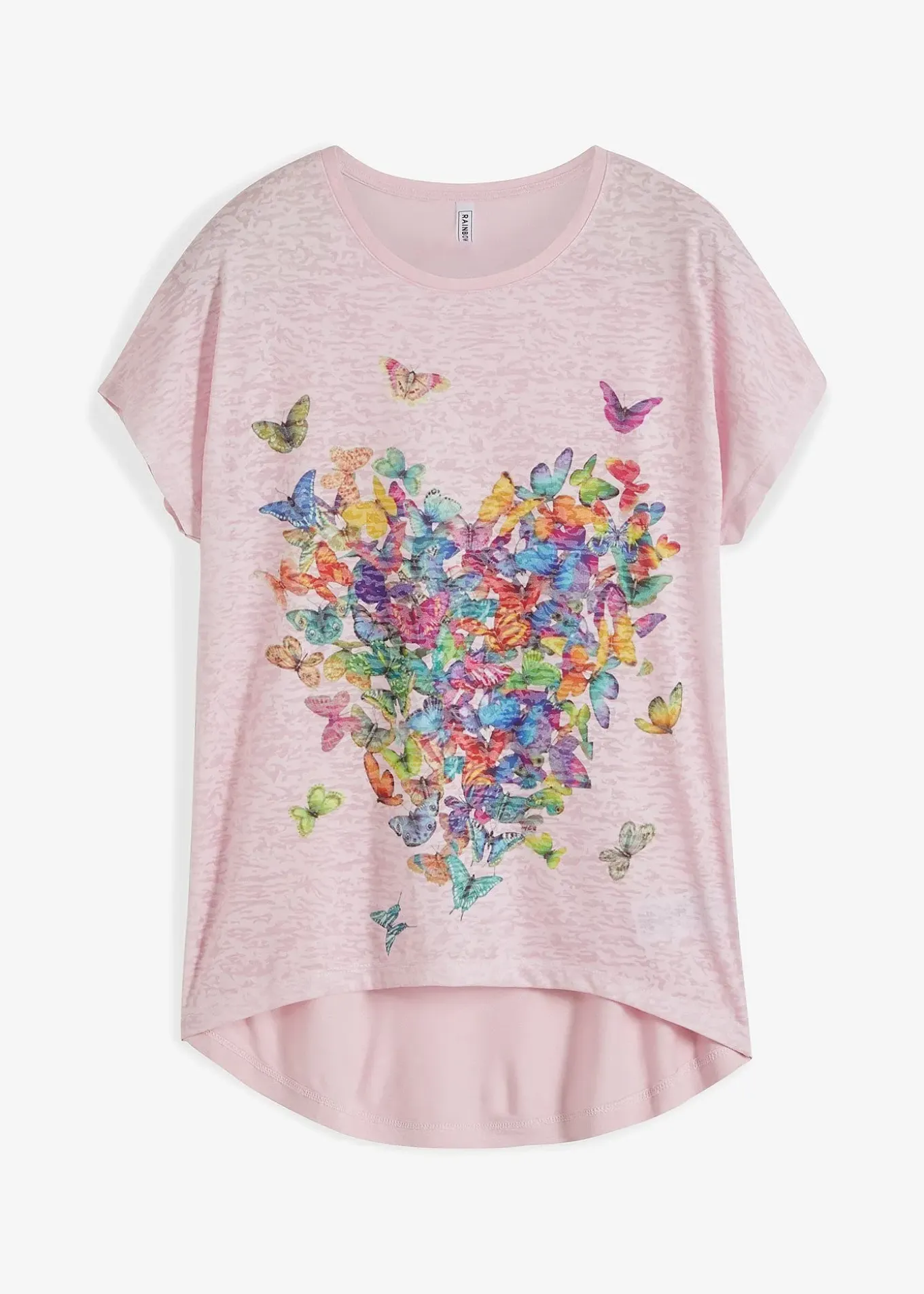 T-shirt à imprimé papillon