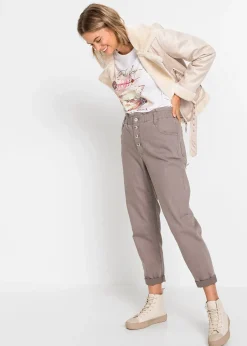 T-shirt à imprimé plume