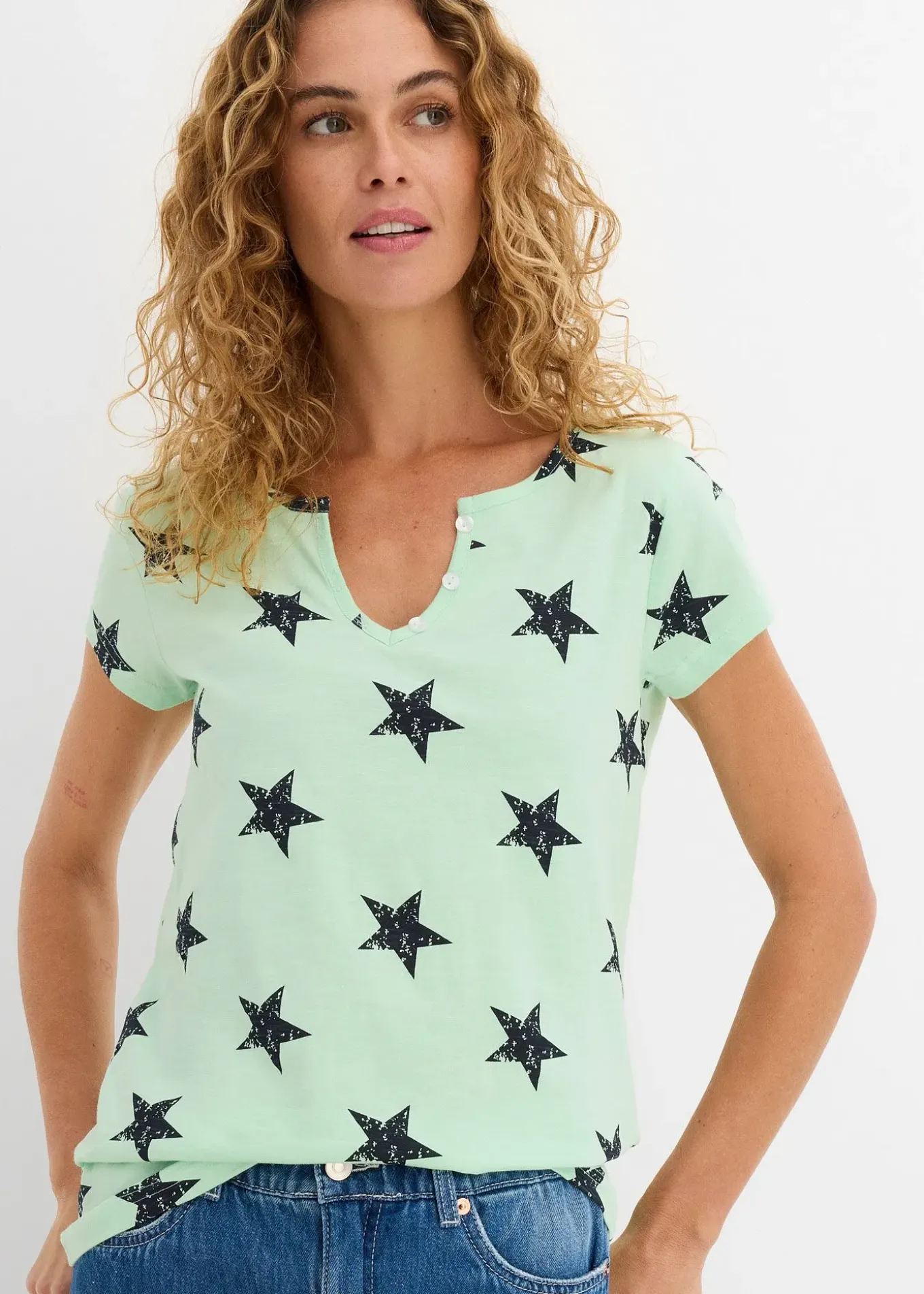 T-shirt à imprimé étoiles