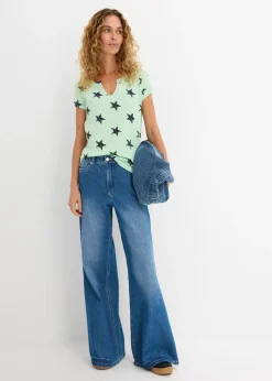 T-shirt à imprimé étoiles