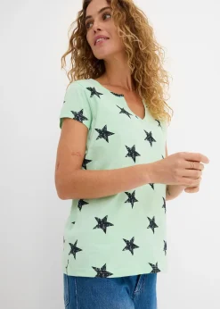 T-shirt à imprimé étoiles