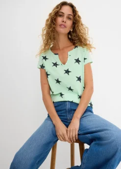 T-shirt à imprimé étoiles