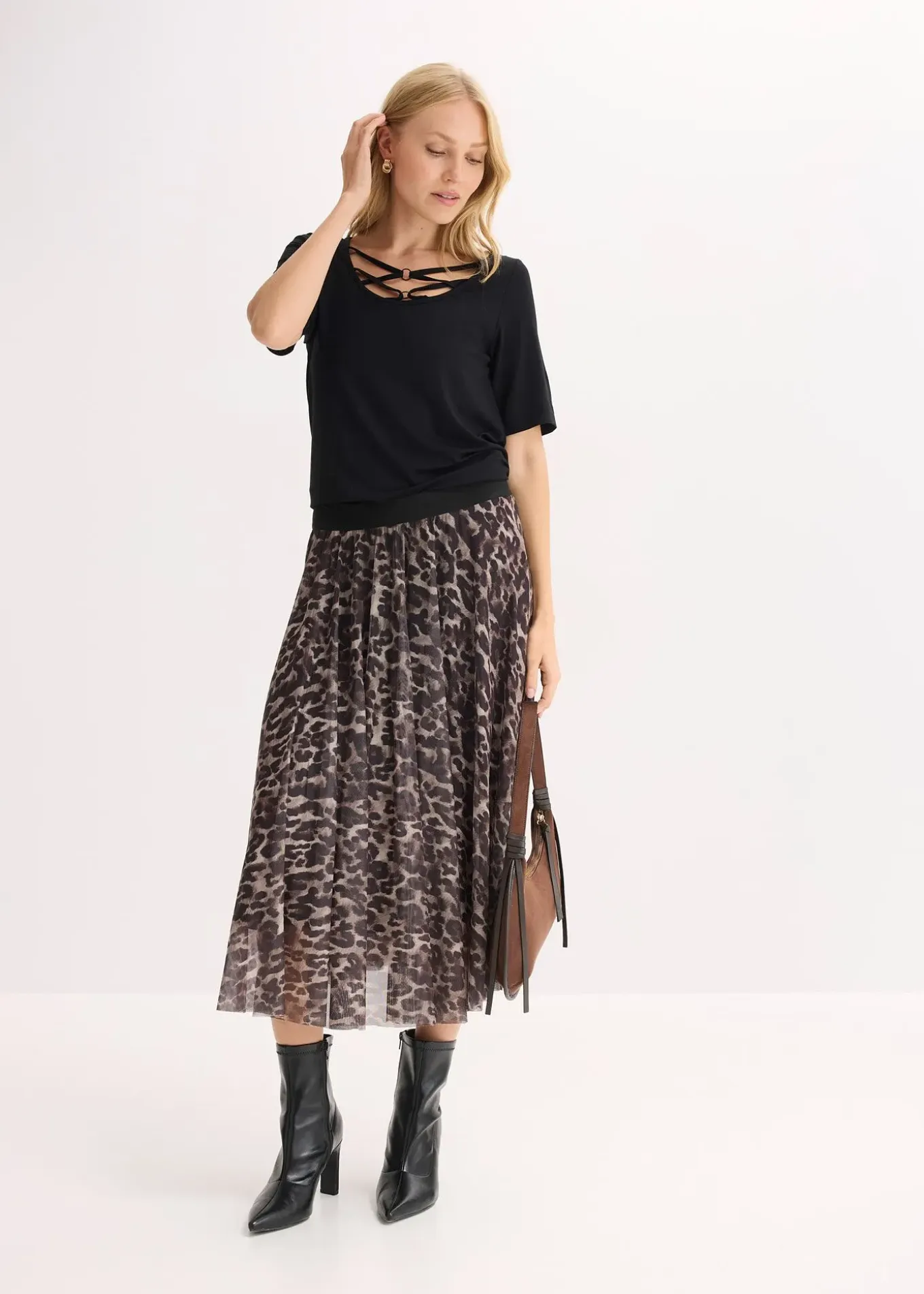 T-shirt à lanières croisées