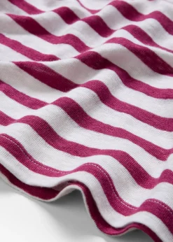 T-shirt 100% lin à manches chauve-souris