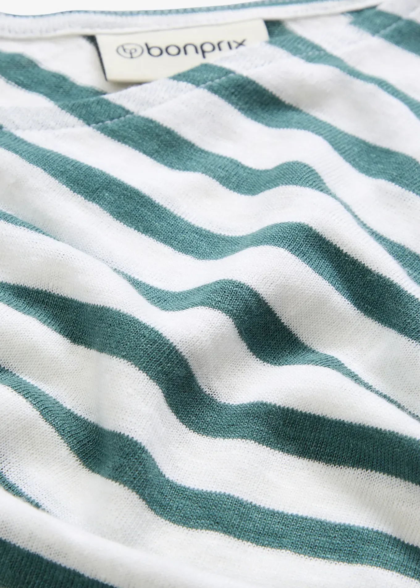 T-shirt 100% lin à manches chauve-souris