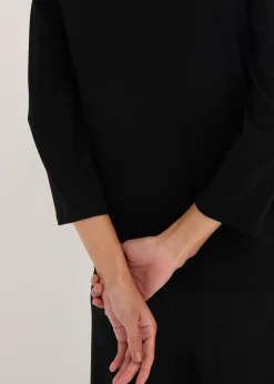 T-shirt à liseré contrastant