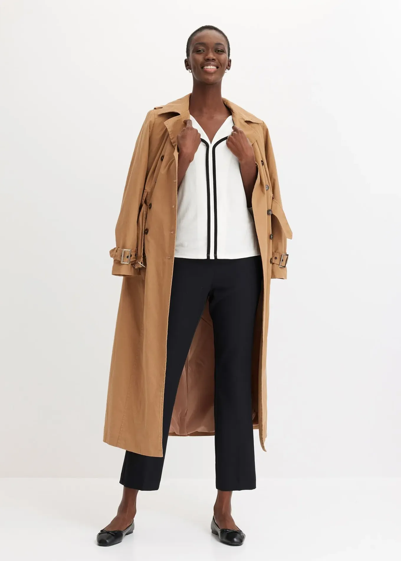 T-shirt à liseré contrastant