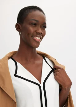 T-shirt à liseré contrastant