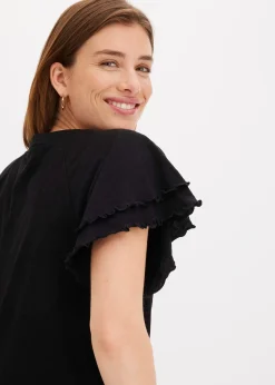 T-shirt à manches fantaisie