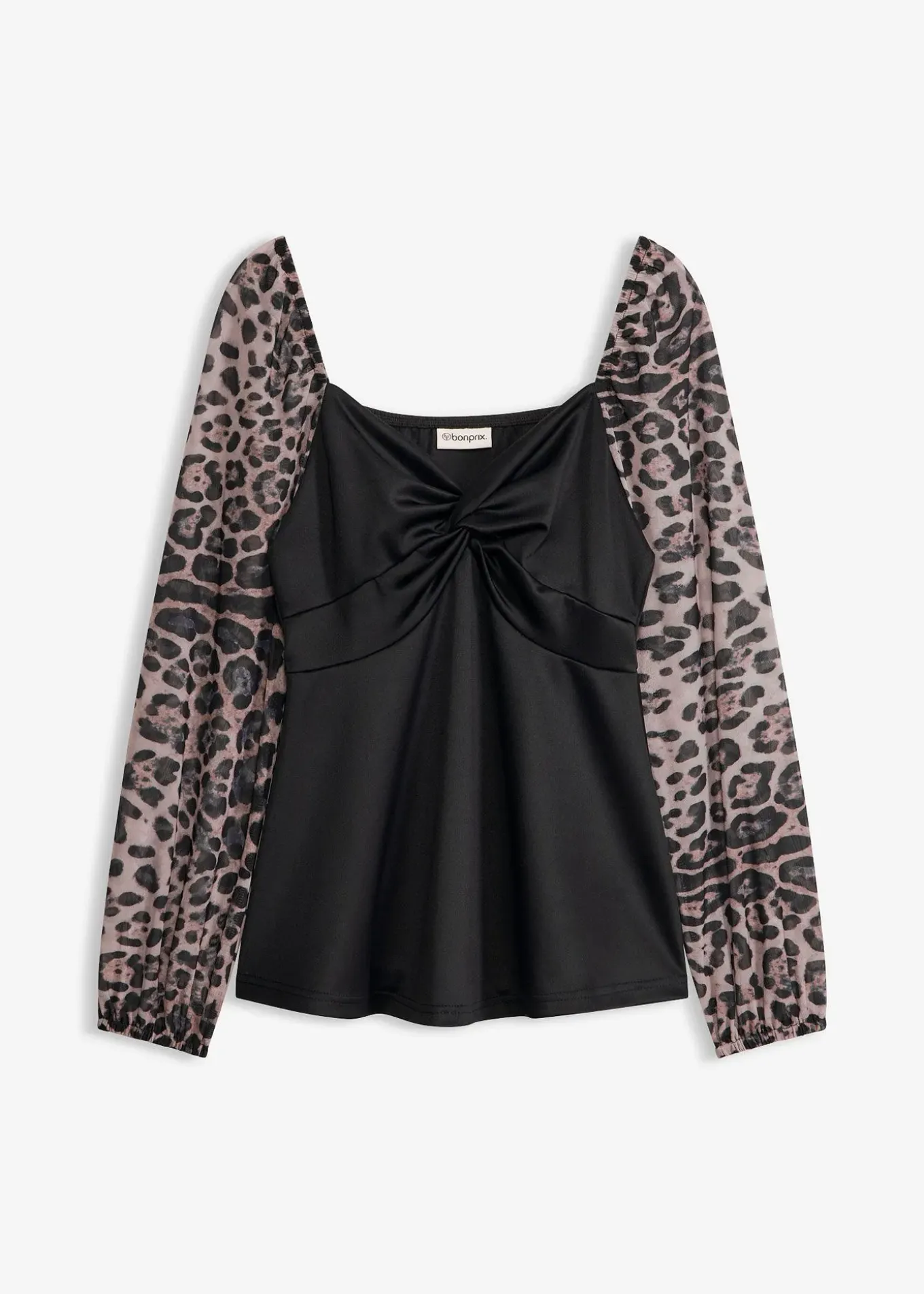 T-shirt à manches longues en mesh