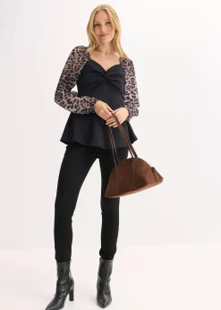 T-shirt à manches longues en mesh