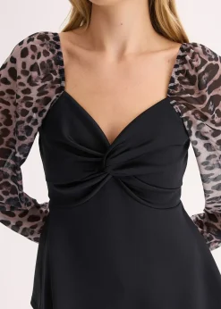 T-shirt à manches longues en mesh