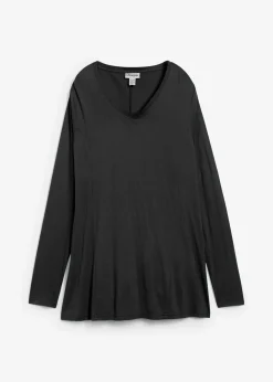 T-shirt à manches longues en viscose douce