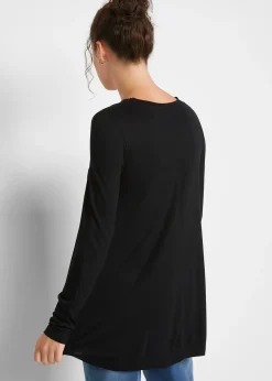 T-shirt à manches longues en viscose douce