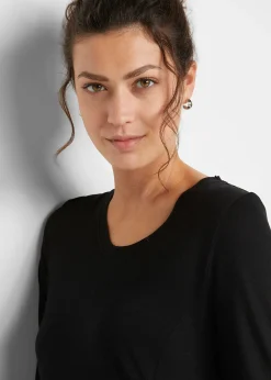 T-shirt à manches longues en viscose douce