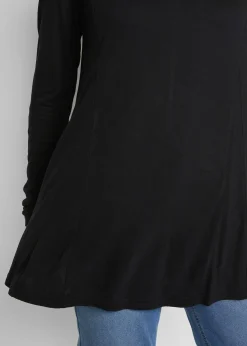 T-shirt à manches longues en viscose douce