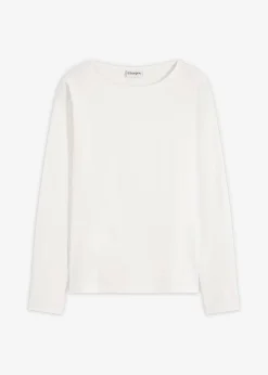 T-shirt à manches longues en popeline