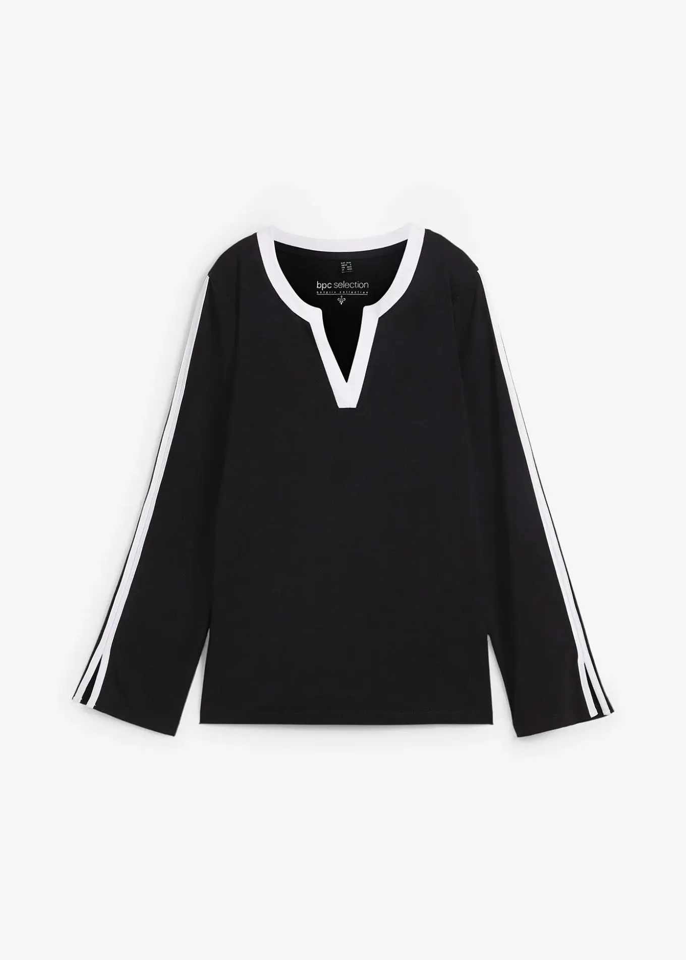 T-shirt à manches longues fendues