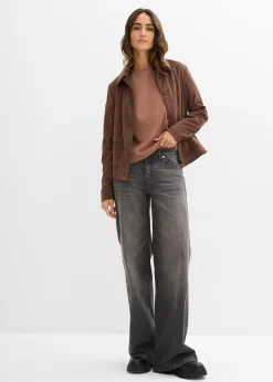 T-shirt à manches raglan en coton épais