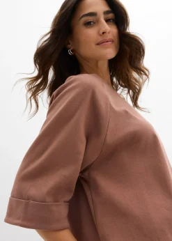 T-shirt à manches raglan en coton épais