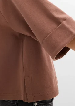 T-shirt à manches raglan en coton épais