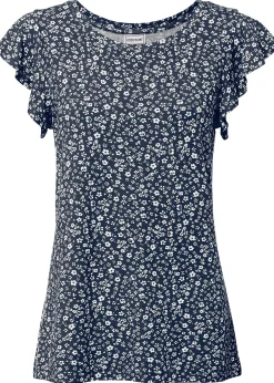 T-shirt à manches volantées