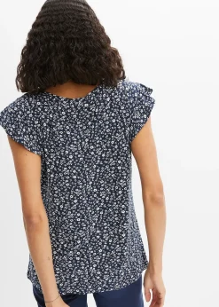 T-shirt à manches volantées