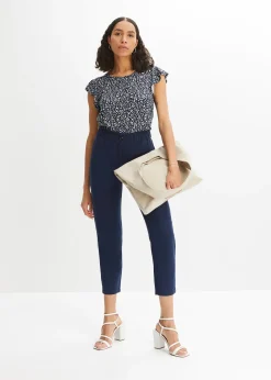 T-shirt à manches volantées