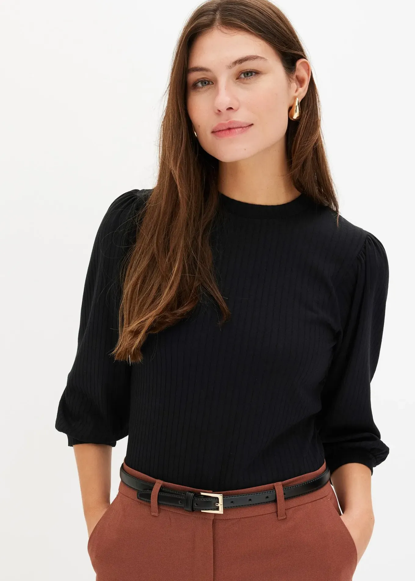 T-shirt à manches volumineuses