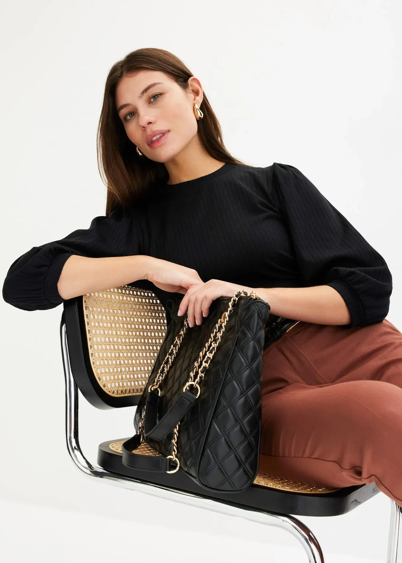 T-shirt à manches volumineuses