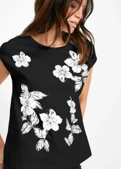T-shirt à motif floral