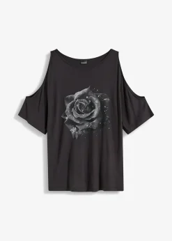 T-shirt à épaules dénudées en viscose