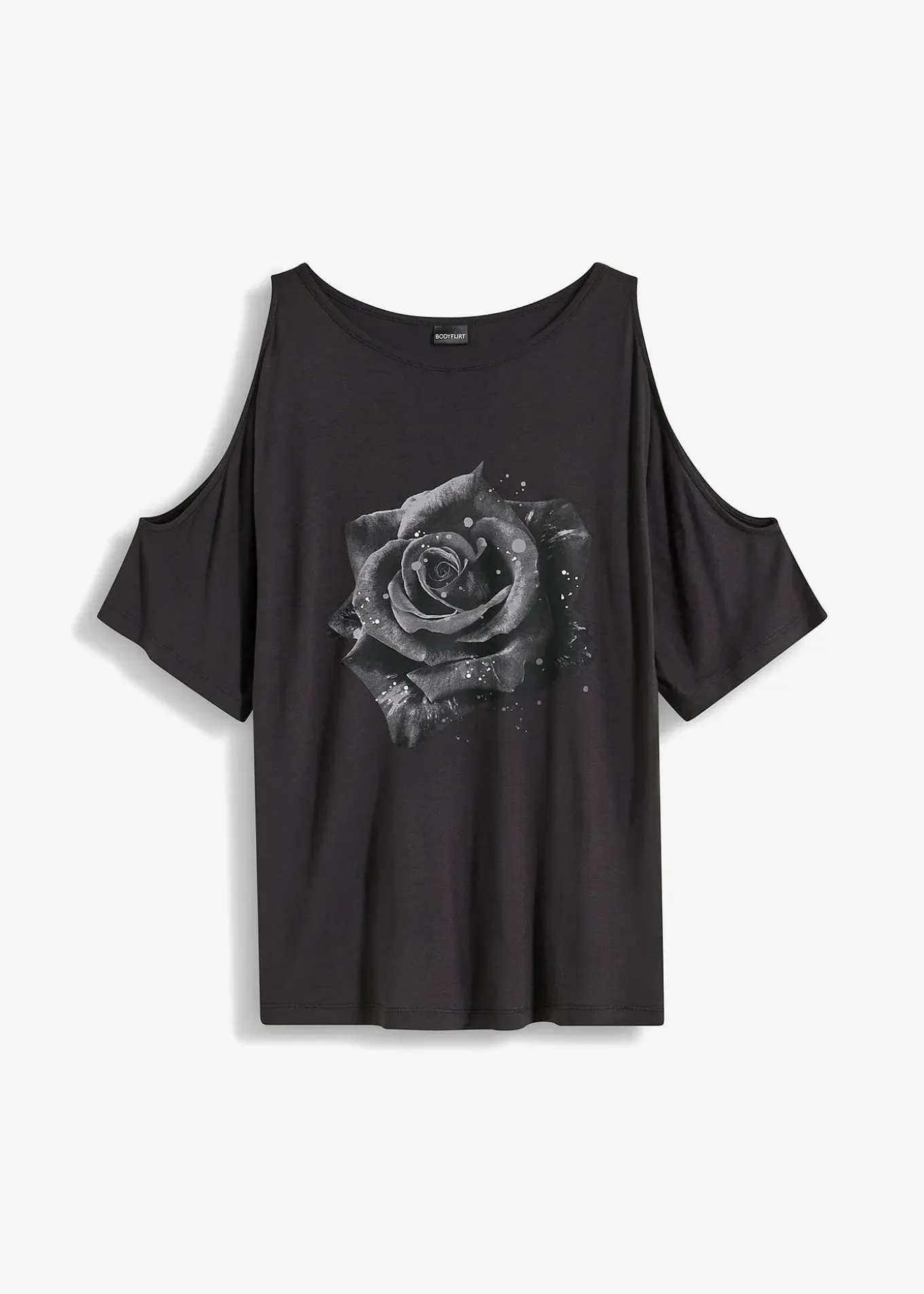 T-shirt à épaules dénudées en viscose