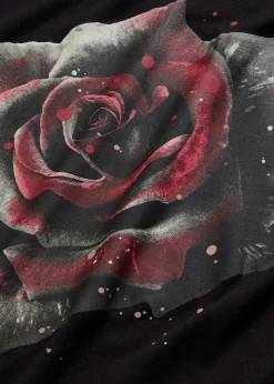 T-shirt à épaules dénudées en viscose