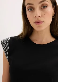 T-shirt à épaulettes